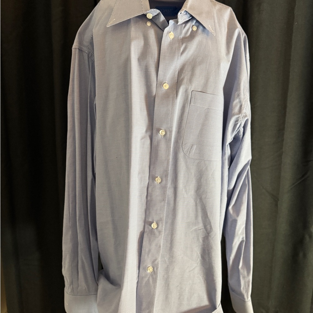 Men's Blue Dress Shirt